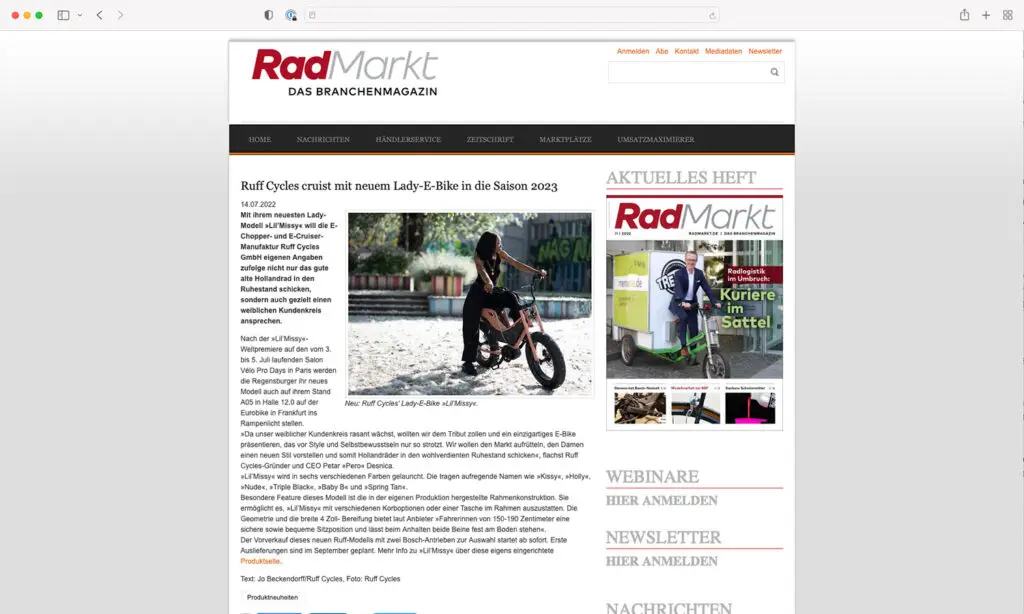 Press Release RadMarkt Lil’Missy