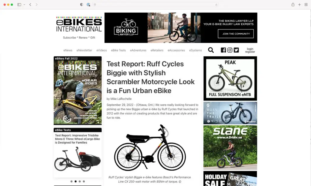 22-09 Press Release eBikes International - Biggie