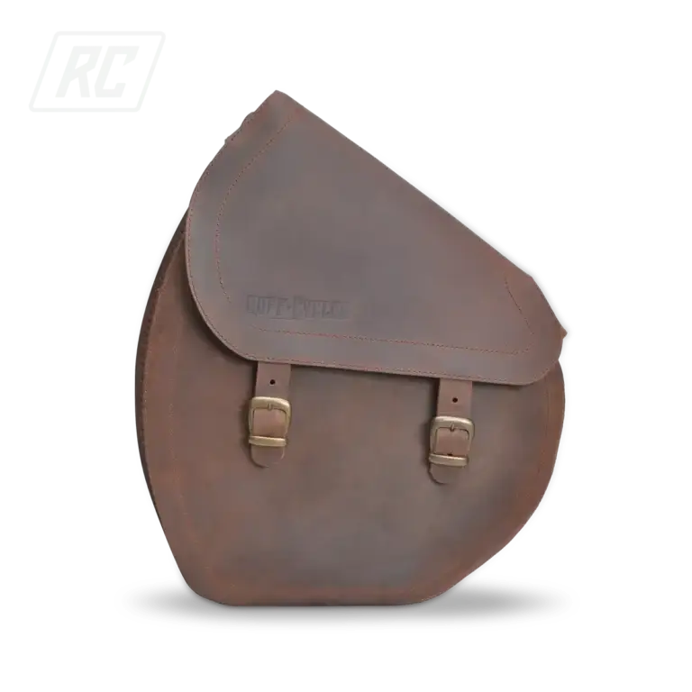 RUFF CYCLES The Ruffian Leather Saddle Bag - Brown