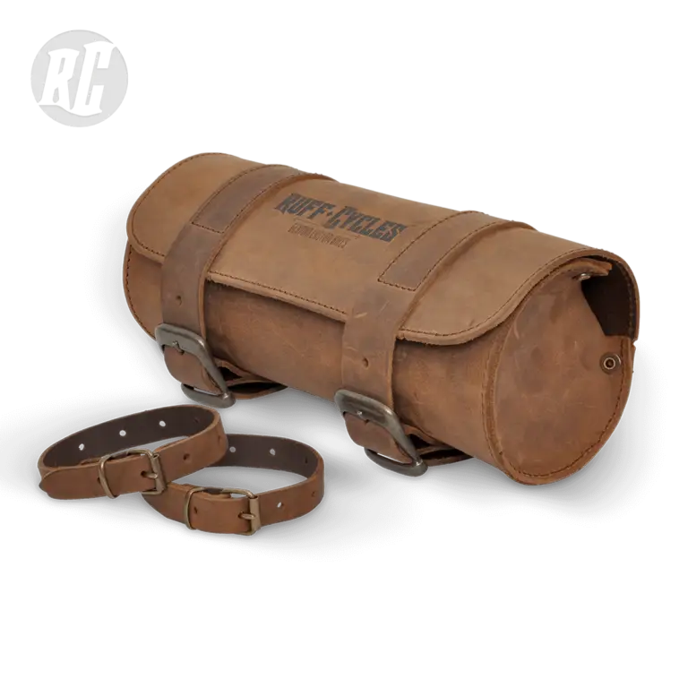 RUFF CYCLES Leather Tool bag - brown