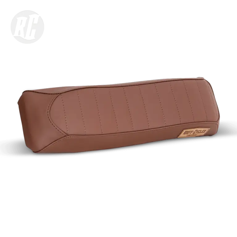 RUFF CYCLES Leather Seat Bench - Brown
