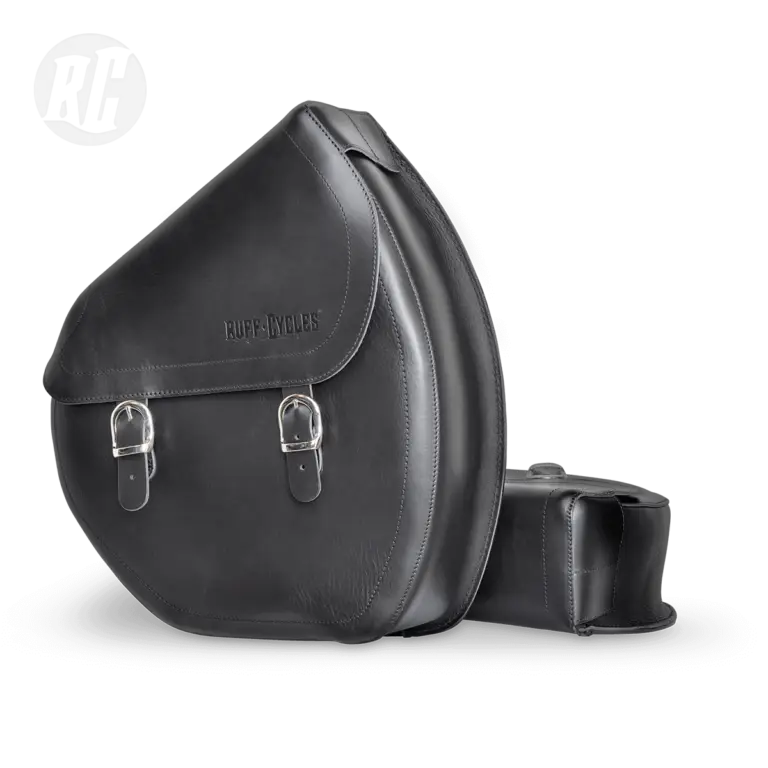 RUFF CYCLES The Ruffian Leather Saddle Bag - Black