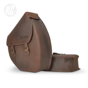 RUFF CYCLES The Ruffian Leather Saddle Bag - Brown
