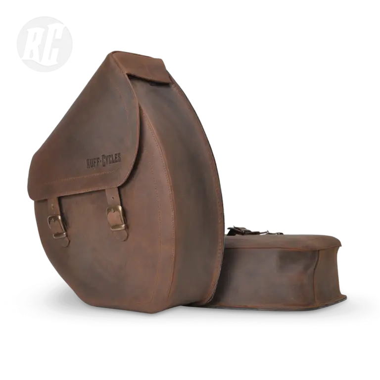 RUFF CYCLES The Ruffian Leather Saddle Bag - Brown