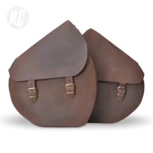 RUFF CYCLES The Ruffian Leather Saddle Bag - Brown