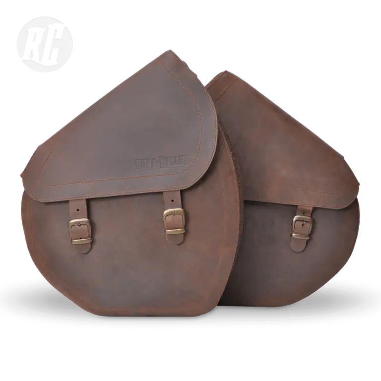 RUFF CYCLES The Ruffian Leather Saddle Bag - Brown