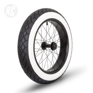 RUFF CYCLES Tyron Tire 20"x3.0 White wall