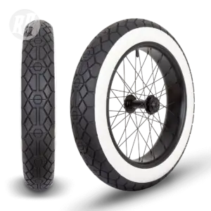 RUFF CYCLES Tyron Tire 20"x3.0 White wall