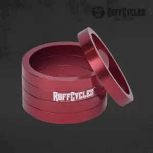 headset spacer rings red